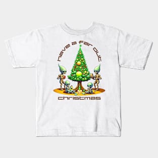 Alien Christmas Kids T-Shirt